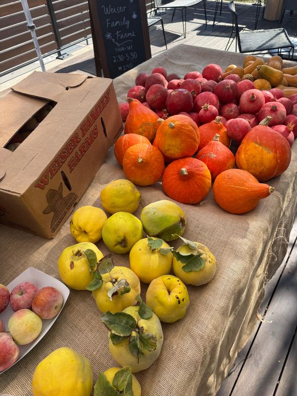 Seasonal produce from Weiser Family Farms.