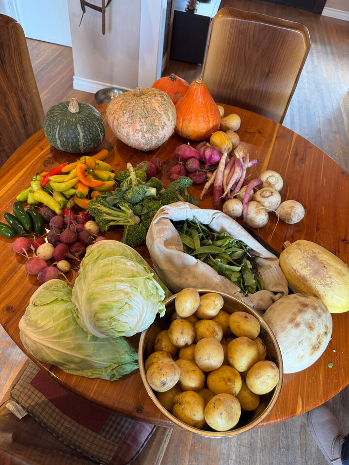 Autumn bounty of Weiser Family Farms produce. We are blessed to have such a wonderful friend. Alex Weiser is truly a staple of the Southern California food community.